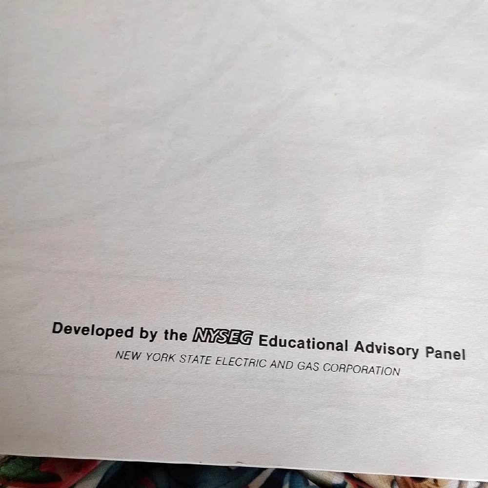 Where Does Energy Come From? Coloring Book From 1991